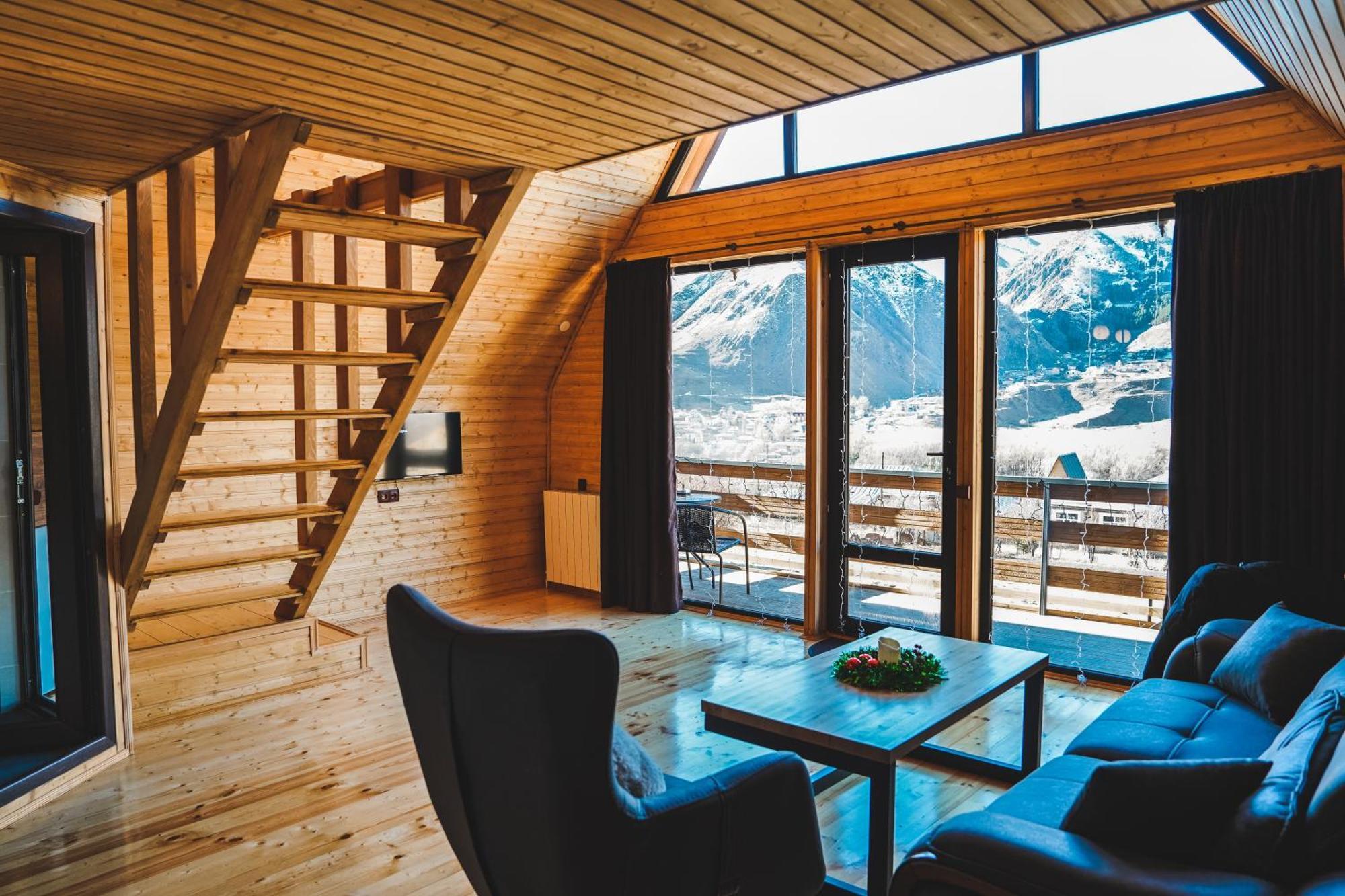 Restart Cottages In Kazbegi Exteriör bild